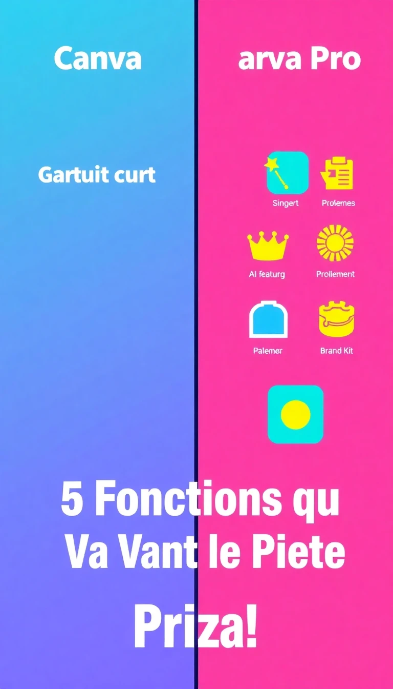 Canva Gratuit vs Pro